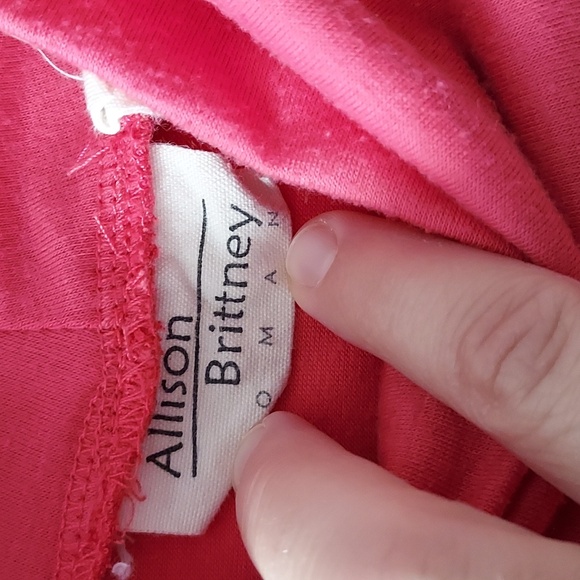 Allison Brittney long sleeve turtleneck 2x pink - Picture 4 of 9